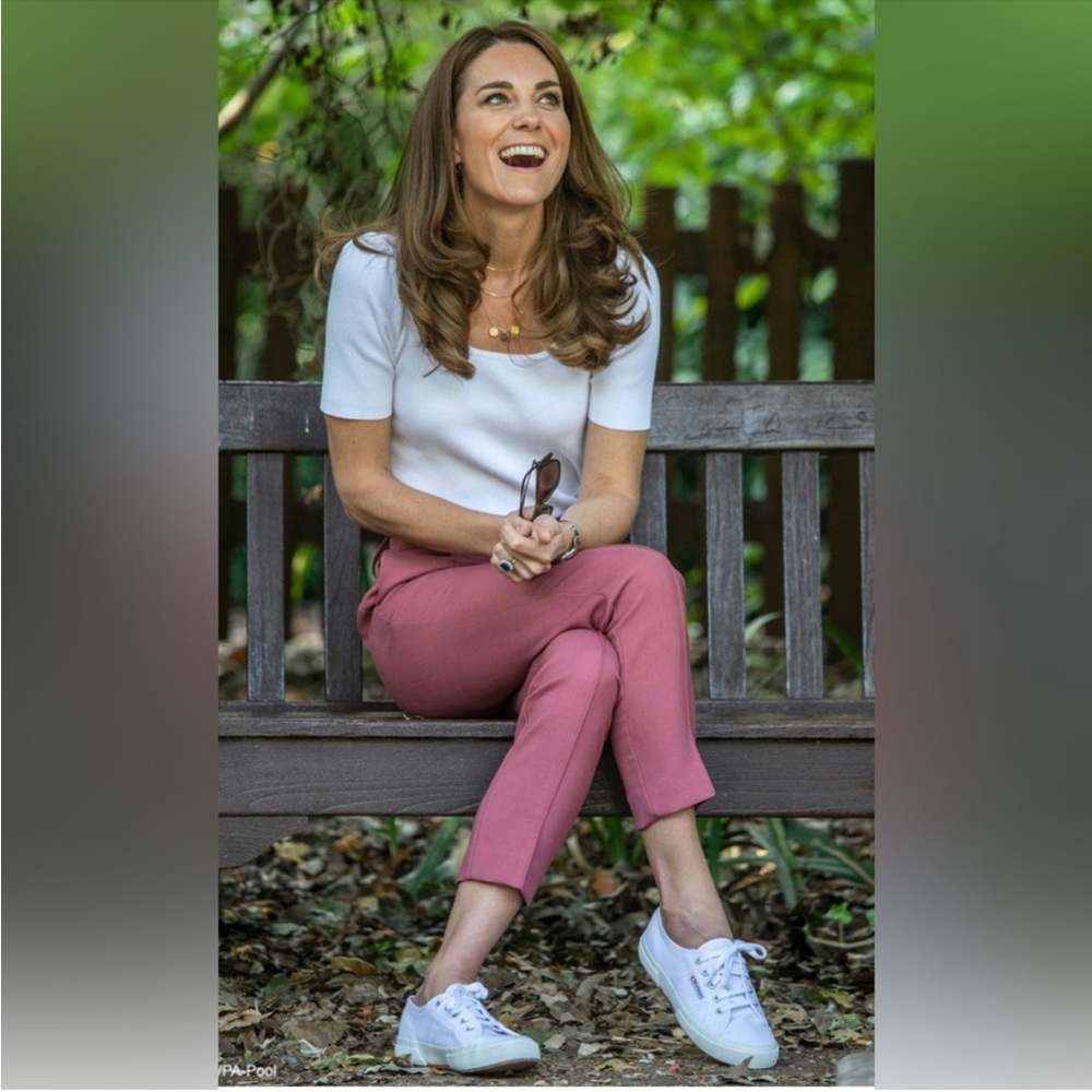 Superga Off-White Canvas Lace-Up Sneakers